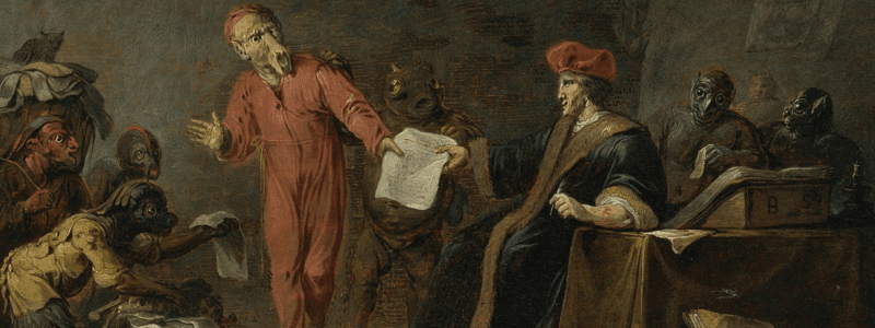 Faust Selling His Soul To Mephistopheles, Jan Jansz. Van Buesem (Dutch, 1599 – 1649)